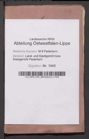 Erblasser: Suerland, Ignatz; Erblasser: Suerland, Angela, geb. Ewers: