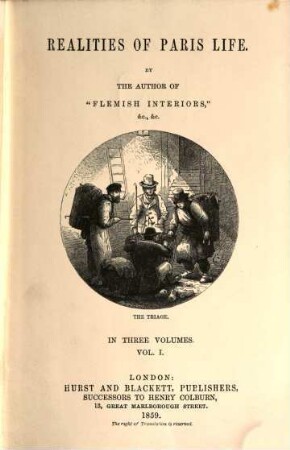 Realities of Paris life : by the author of "Flemish interiors", 1
