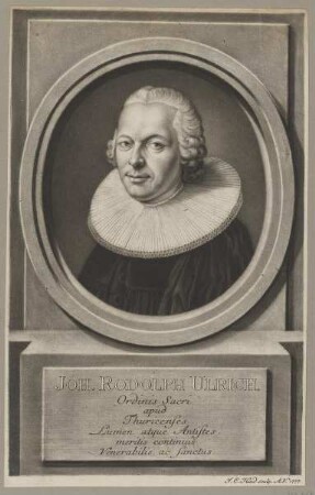 Bildnis des Joh. Rodolph Ulrich
