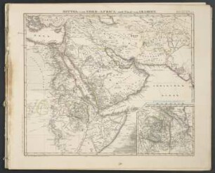 Mittel- und Nord-Africa (Oestl. Theil) und Arabien [Hand-Atlas über alle Theile der Erde nach dem neuesten Zustande und über das Weltgebäude]