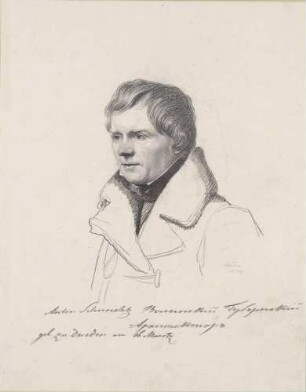 Bildnis Schuricht, Anton (1792-), Baumeister, Architekt