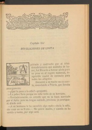 Capítulo XLI - Revelaciones de Linita