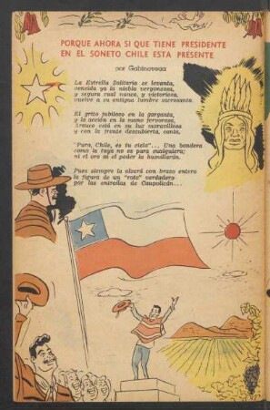 Porque ahora si que tiene presidente en el soneto Chile está presente