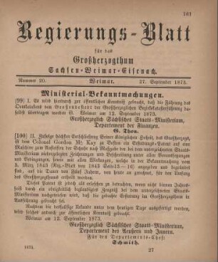 Nr. 20 : 27. September 1873