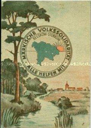Postkarte der Märkischen Volkssolidarität
