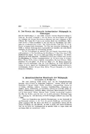 Encyklopädisches Handbuch der Pädagogik