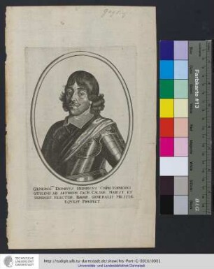 Generos.mus Dominvs Heinricvs Christophorvs Geyling Ab Altheim Sacr. Cæsar. Maiest. Et Sereniss. Elector. Bavar. Generalis Militiæ Eqvest. Præfect.
