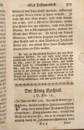 Der König Ezechias. 4 B. Kön. 18.