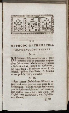 De Methodo mathematica.