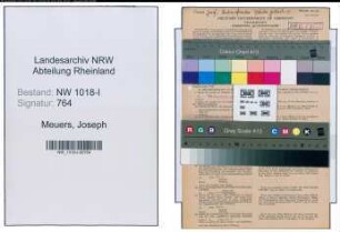 Entnazifizierung Joseph Meuers , geb. 13.02.1909 (Meteorologe)