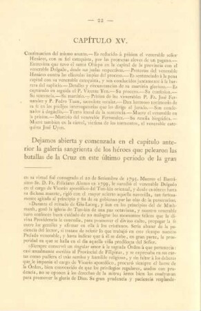 Capítulo XV. Continuacion del mismo asunto ...