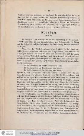 Oberbau