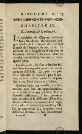 17-31, Chapitre III. De l'étendue de la mémoire.