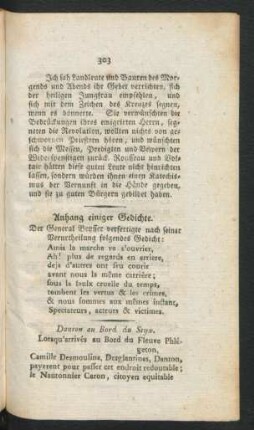 Anhang einiger Gedichte
