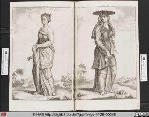 [links:] UNE ESCLAVE BALIENNE. [rechts:] UNE ESCLAVE BALIENNE.