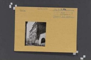 Straßenansicht. Berlin, Mitte, Rittergasse 1-2 (ab 1969 Fischerinsel)