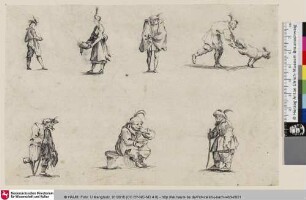 [Figurenstudien; Études des figures]