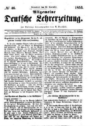 Gegenstände in das Programm für die 6. allgemeine deutsche Lehrerversammlung