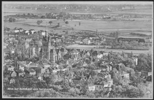 Radebeul. Blick auf Radebeul vom Spitzhaus