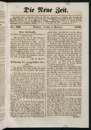 525-576, November 1850 (Nr. 132-144)