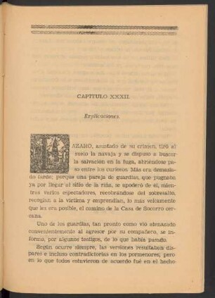 Capítulo XXXII - Explicaciones.