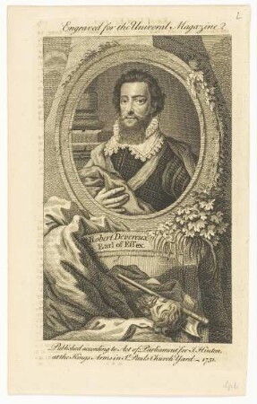 Bildnis des Robert Devereux, Earl of Essex