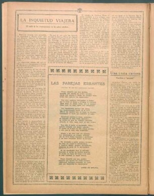 Una carta curiosa : Novelista y "gourmet"