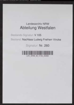 1 Brief von Hardenberg - Reventlow (Sohn des Staatskanzlers)