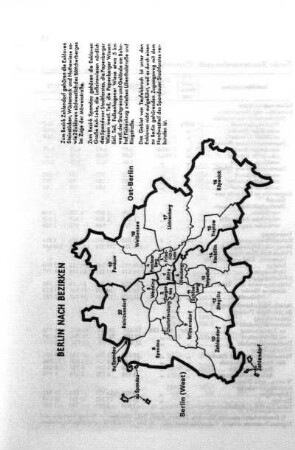 Karte: Berlin nach Bezirken