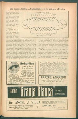 Una curiosa teoría.- Multiplicación de la potencia eléctrica