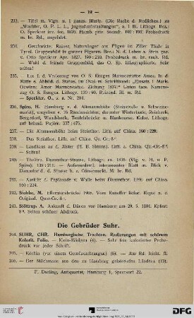 Die Gebrüder Suhr (Nr. 244-280)