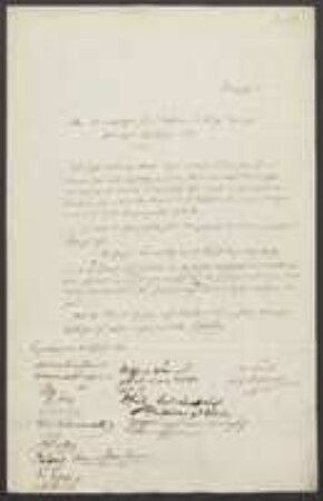 Brief von August Emanuel Fürnrohr