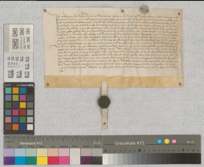 Ludeke von dem Bussche, Domherr und Scholaster zu Paderborn und Domherr zu Münster übergibt Dompropst, Domdechant und Kapitel zu Paderborn eine Verschreibung über 100 Gulden zu 5 Gulden Rente von Arnd, Domherrn zu Osnabrück, Archidiakon und Domherrn zu Paderborn, und dessen Bruder Simon von der Borch aus dem Zehnten zu Bergheim (Berchem) mit Zustimmung des Lehnsherrren, des Edelherren zur Lippe, ausgestellt 1523 November13 (up dach sancti Brictii episcopi). Der Konsens wurde ausgestellt vom Edelherrn Simon zur Lippe 1523 November 23 (am Mandage nach Elizxbeth der hilligen Fruwen). Von dem Geld soll das Fest Pauli conversionis gefeiert werden. SA des Ausstellers. Datum: up dage sanci Sixti papae
