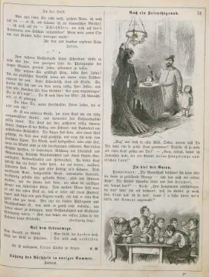 "Auch ein Heirathsgrund" "Zu viel des Guten"