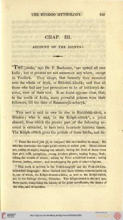 Account of the Joinus