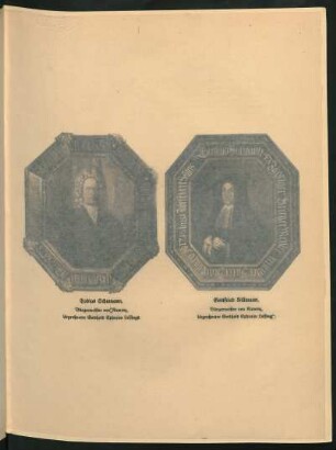 Tobias Schumann, Bürgermeister von Kamenz, Urgroßvater Gotthold Ephraim Lessings. Gottfried Hillmann, Bürgermeister von Kamenz, Urgroßvater Gotthold Ephraim Lessings