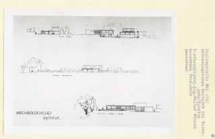 Archäologisches Institut (Diplomarbeit bei Karl Wilhelm Ochs), bei Tarragona: Ansichten von Süden und Westen