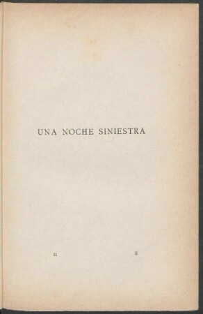 Una noche siniestra