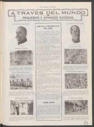 A través del mundo : Pequeños y grandes sucesos