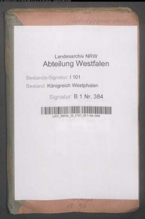 Verkauf der zum Domstift Paderborn gehörigen Parzellen