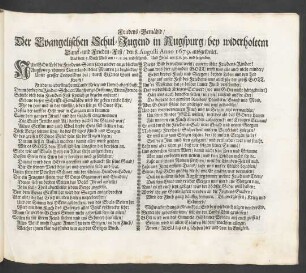 Friedens-Gemähld ... Anno 1679. ausgetheilet ...