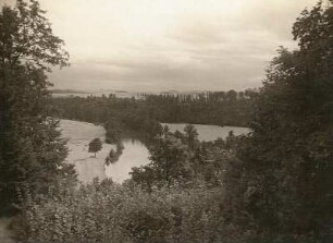 Schlosspark Lichtenwalde : Lichtenwalde. Schloßpark. Zschopaublick von der südwestlichen Terrasse