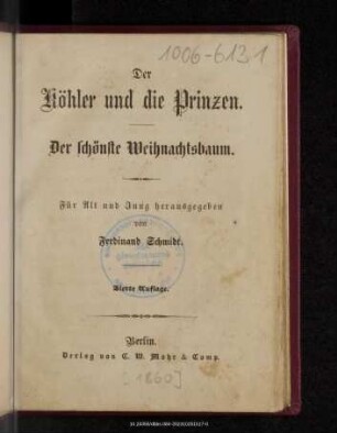 Der Köhler und die Prinzen