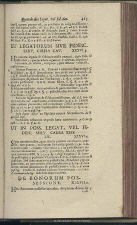 Liber XXXVII. De Bonorum Possessione