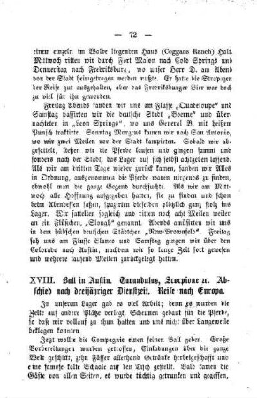 Ball in Austin. Tarandulas, Scorpione u. Abschied nach dreijähriger Dienstzeit. Reise nach Europa