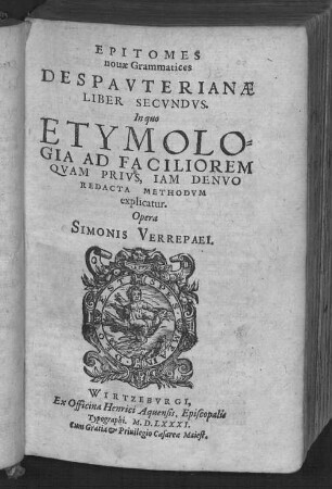2: In quo Etymologia Ad Faciliorem Qvam Privs, Iam Denvo Redacta Methodvm explicatur