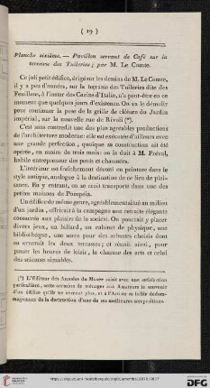 Planche sixième