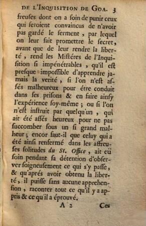 Relation de l'inquisition de Goa