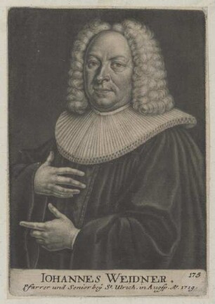Bildnis des Iohannes Weidner