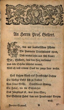 Gedichte eines Frauenzimmers, 2